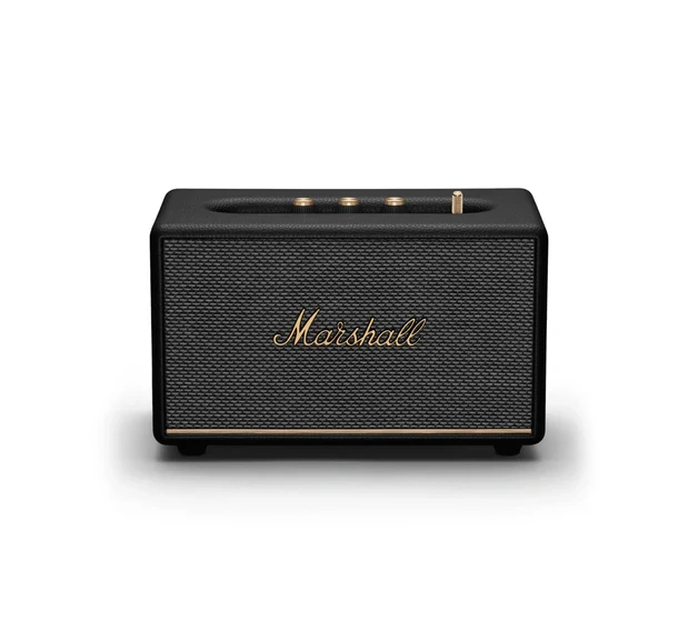 Marshall Acton III Bluetooth speaker front view in black