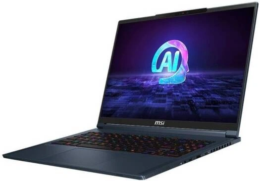 MSI Stealth 16 AI Studio Star Blue Gaming Laptop with Intel Core Ultra 9 185H and RTX 4070