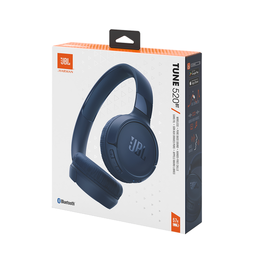 JBL Tune 520BT lightweight wireless headphones with mic