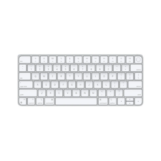 Side profile of Apple Magic Keyboard with Touch ID slim design