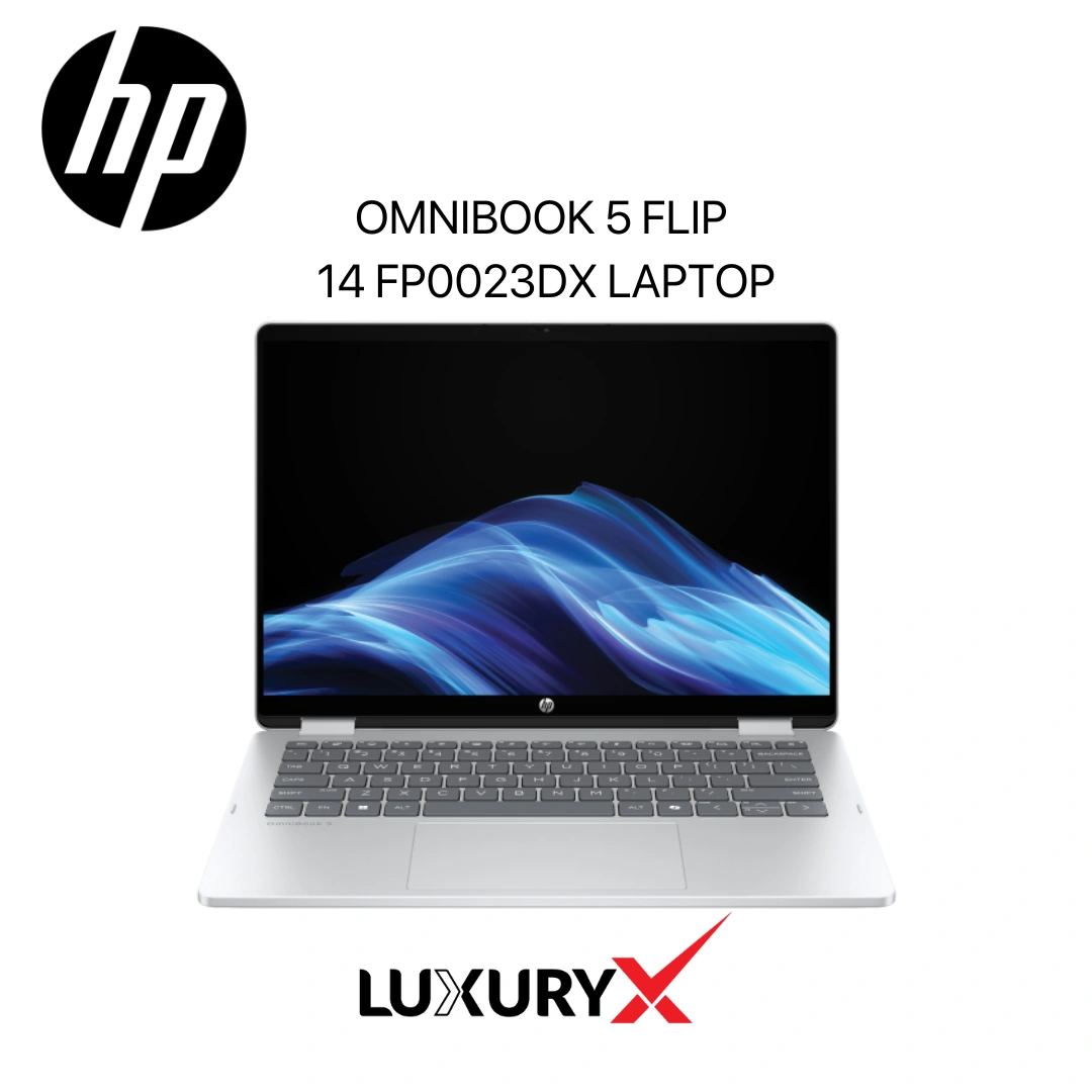 HP OMNIBOOK 5 Flip 14 FP0023DX – Intel Core 7-150U, 16GB RAM, 512GB SSD, Windows 11 Laptop - 2024