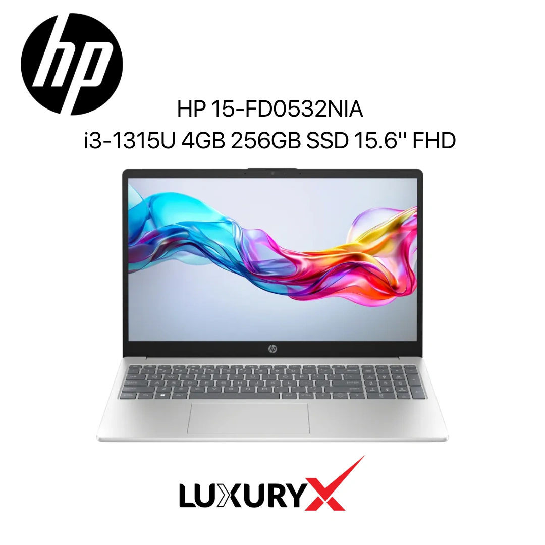 HP 15-FD0532NIA i3 13th Gen 4GB 256GB SSD 15.6" FHD Laptop | Brand New - 2023