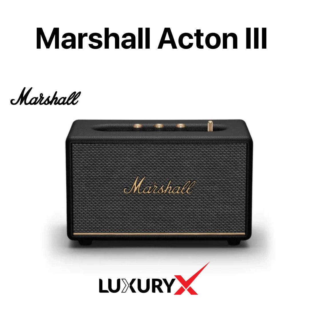 Marshall Acton III Bluetooth Speaker – Compact Home Audio with Iconic Marshall Sound