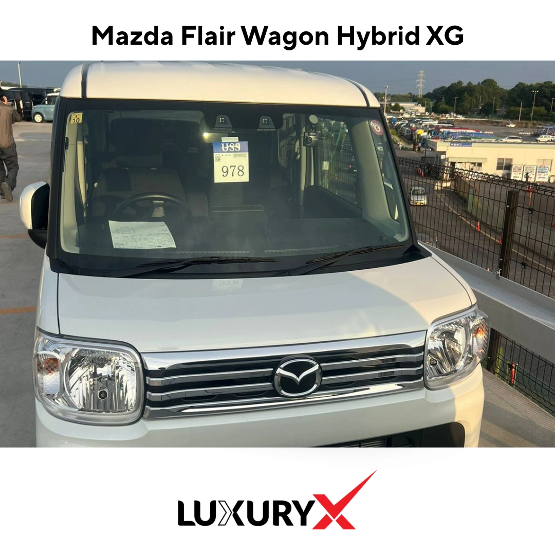 Mazda Flair Wagon Hybrid XG – Compact Hybrid Kei Car with Smart Key, Safety Support & Sliding Doors